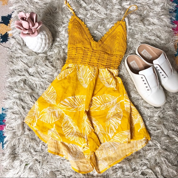 Pants - NEW Yellow Romper